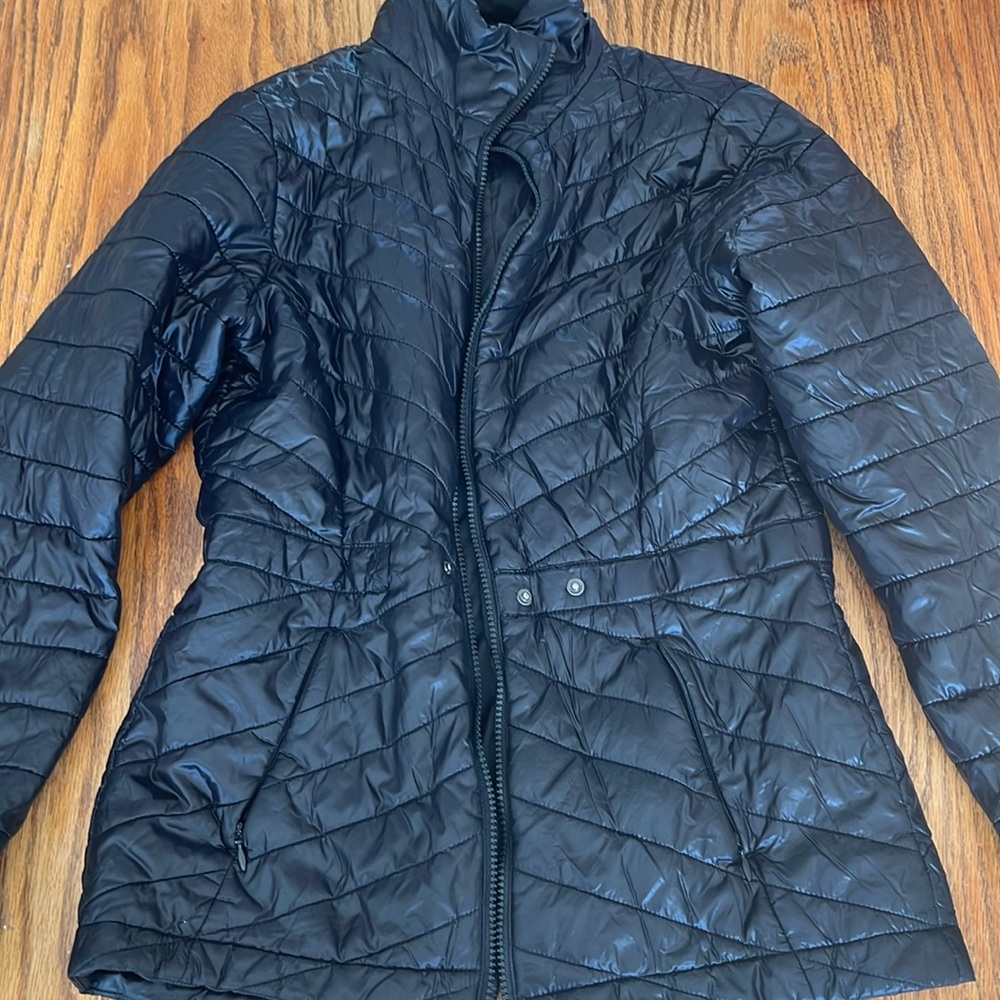 Women’s North Face double layer coat, sz small